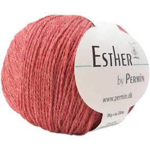 Permin Esther Garn - Fv 883424 Støvet Pink Tilbud!