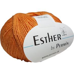 Permin Esther Garn - Fv 883447 i Orange