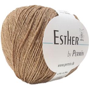 Permin Esther Garn - Mørk Beige 883417 til kreative projekter