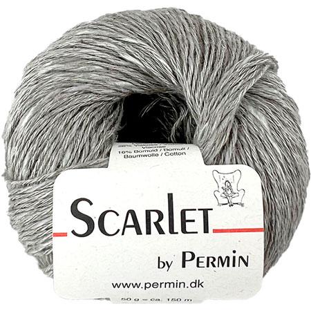 Scarlet Permin Hør Garn - Fv 888048 til kreative projekter