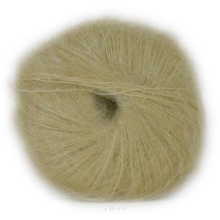 Hjertegarn Silk Kid Mohair Garn - Lys Lime Grøn 1011