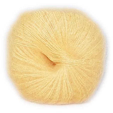 Hjertegarn Silk Kid Mohair Garn - Fv 1022 Gul Tilbud!