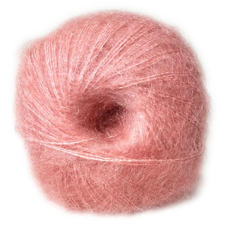 Hjertegarn Silk Kid Mohair - Fv 1055 Gammel Rosa på tilbud!