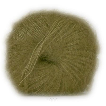 Hjertegarn Silk Kid Mohair Garn - Lime Grøn 1086