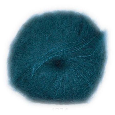 Hjertegarn Silk Kid Mohair - Fv 4324 Mørk Petrol Tilbud!