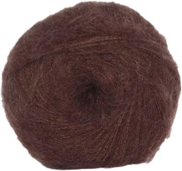 Hjertegarn Silk Kid Mohair Garn - Fv 1116 Brun Tilbud!
