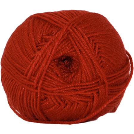 Strømpegarn Sock 4 - Uldgarn i Rust Rød, Fv 5642