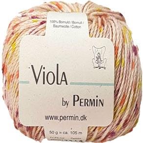 Viola Permin - Flerfarvet Bomuldsgarn, fv 889201 - Udsalg!