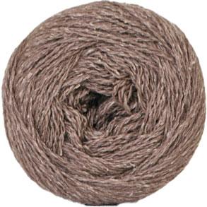 Hjertegarn Wool Silk Garn - Fv 3009 Mellem Brun 50g
