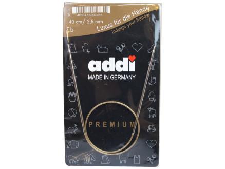 Addi Turbo Rundpinde Messing 40cm - Nikkelfri Kvalitet