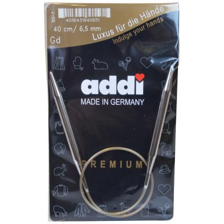 Addi Turbo Rundpinde Messing 40cm 6,5mm - Nikkelfri!