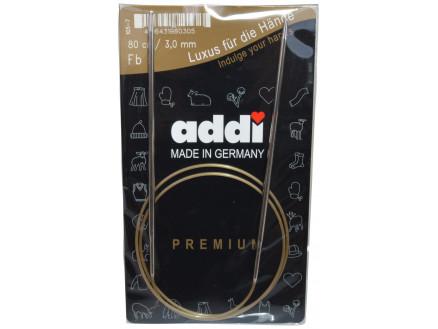 Addi Turbo Rundpinde Messing 80cm - Perfekt til strik!