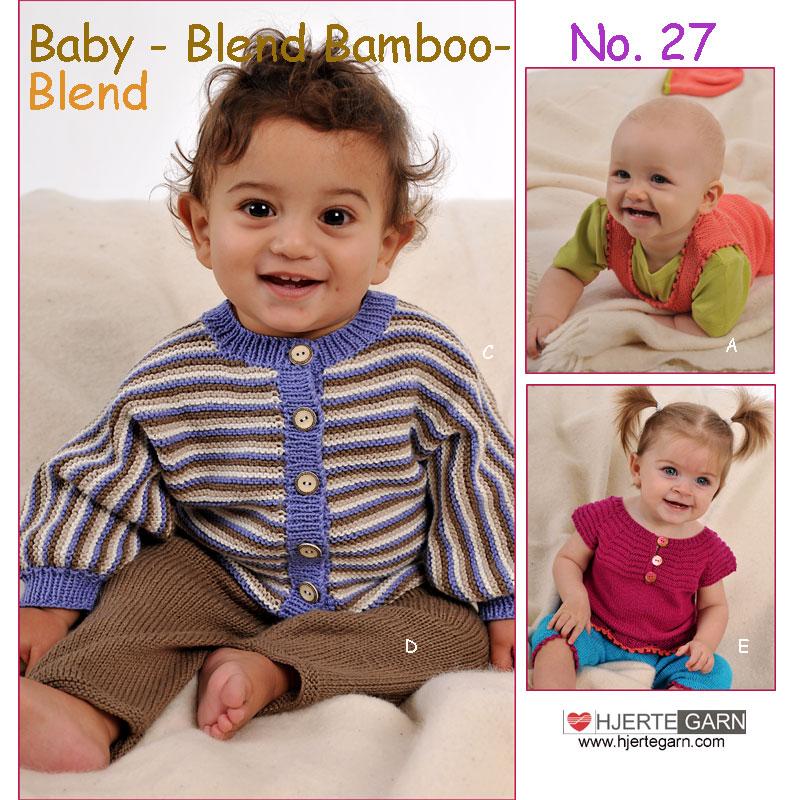 Babyopskrift Nr. 27 - Strik til Baby i Blend Bamboo