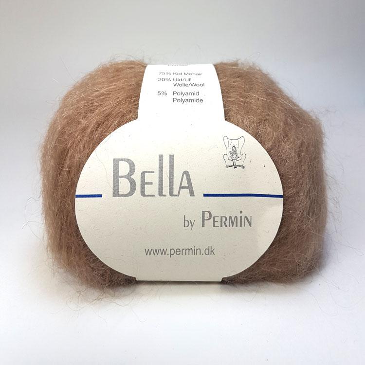 Bella Permin Mohairgarn - Uld & Polyamid - Fv 883257 Camel