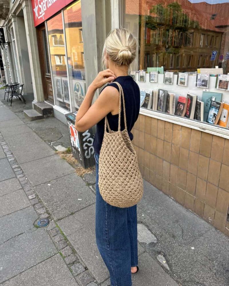 Coast Bag fra Isager - Strikk selv din taske!
