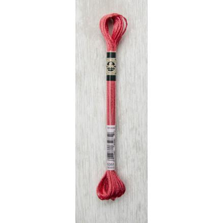 DMC Mouliné Satin Floss Broderigarn 351 Koral - Kvalitet!