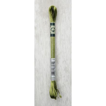 DMC Mouliné Satin Floss Broderigarn 472 Khaki - Kvalitet!