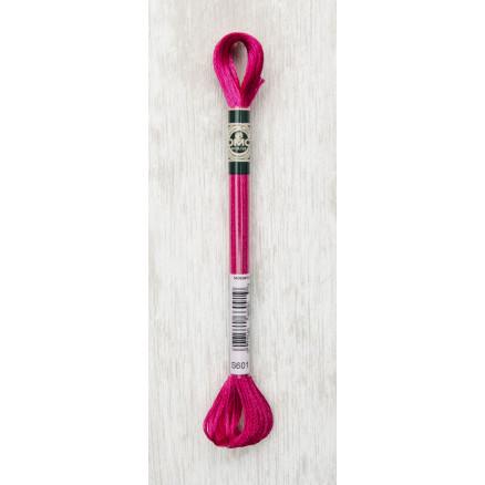 DMC Mouliné Satin Floss Broderigarn 601 Cerise - Kvalitet!