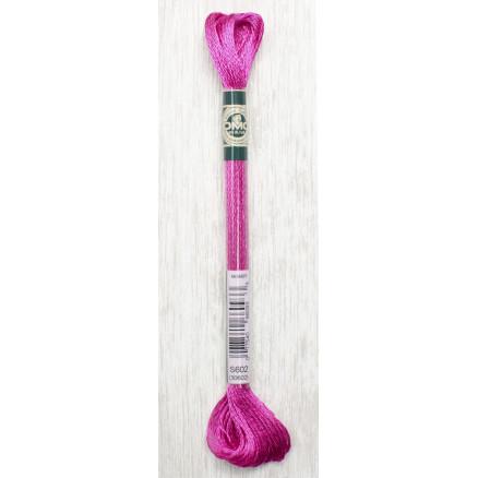 DMC Mouliné Satin Floss Broderigarn 602 Pink - Kvalitet!