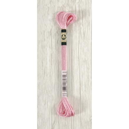 DMC Mouliné Satin Floss Broderigarn 776 - Lys Rosa Tilbud