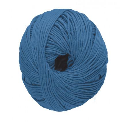 DMC Natura Just Cotton Garn Unicolor 27 - Koboltblå