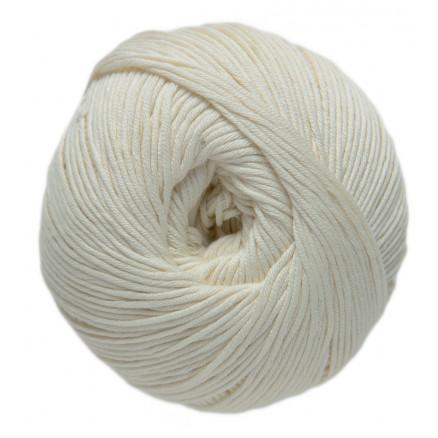 DMC Natura Just Cotton Garn Unicolor 35 Råhvid - Udsalg!