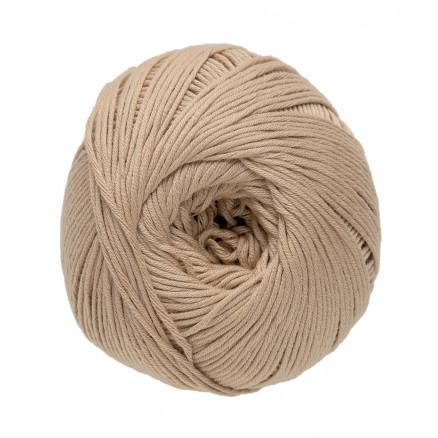 DMC Natura Just Cotton Garn Unicolor 37 - Lysebrun