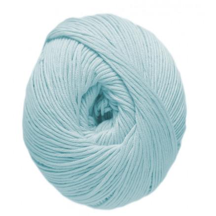 DMC Natura Just Cotton Garn Unicolor 87 - Isblå Kvalitet