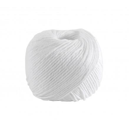 DMC Natura Medium Garn Unicolor 01 - Hvid Kvalitet