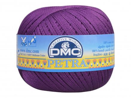 DMC Petra nr. 5 Hæklegarn Unicolor 5550 Mørk Lilla Tilbud!