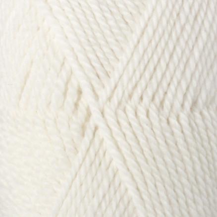 Drops Alaska Garn Unicolor 02 Natur - Kvalitetsgarn