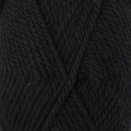 Drops Alaska Garn Unicolor 06 - Sort Kvalitetsgarn