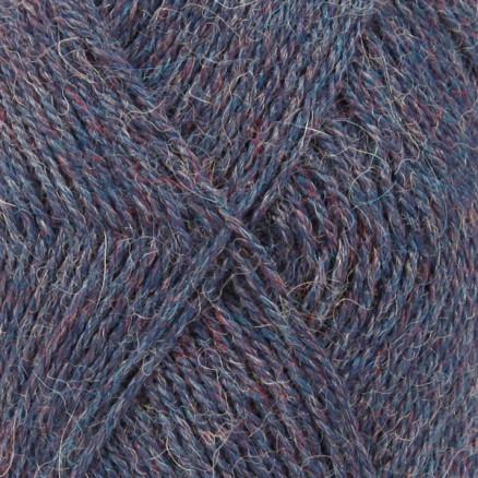 Drops Alpaca Garn Mix 6360 i Blå - Luksus Uldgarn
