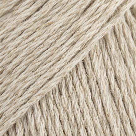 Drops Bomull-Lin Garn Unicolor 03 Lys Beige - Kvalitet!