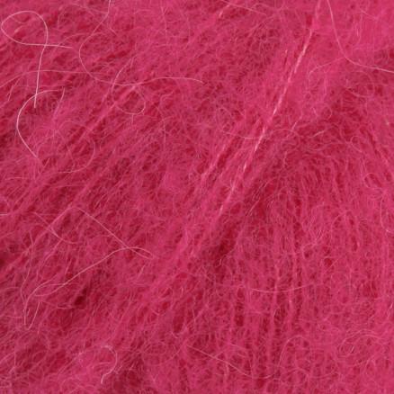 Drops Brushed Alpaca Silk Garn Unicolor 18 Cerise - Kvalitet!