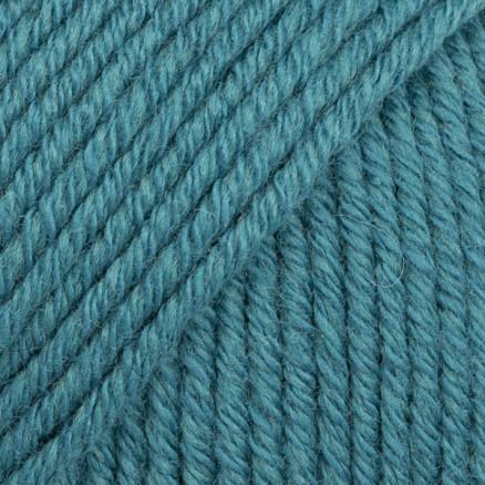 Drops Cotton Merino Garn Unicolor 26 Storm Blå - Udsalg!