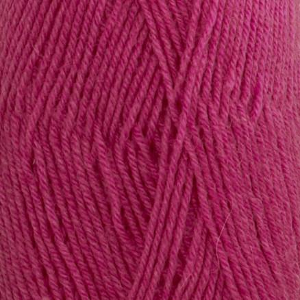 Drops Fabel Garn Unicolor 109 Cerise - Blødt og Slidstærkt