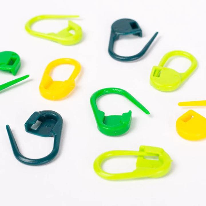 DROPS Maskemarkører - 30 stk i Grønne og Gule Farver