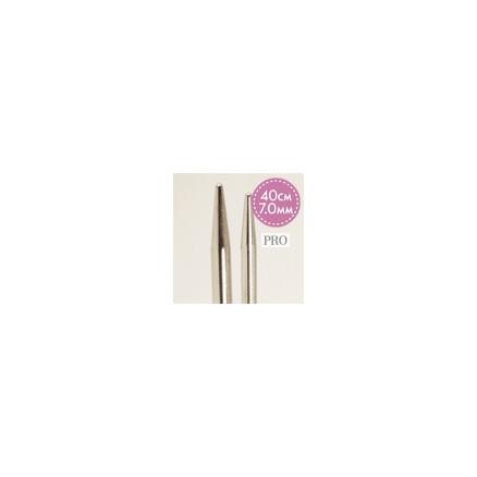 Drops Pro Rundpinde i Messing 40cm 7mm - Strik nemt!