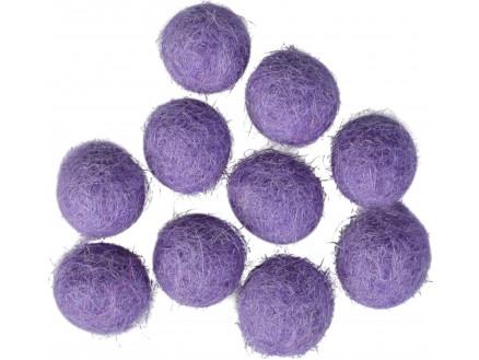 Filtkugler 10mm Lys Lilla - Kreativitet i Håndarbejde!