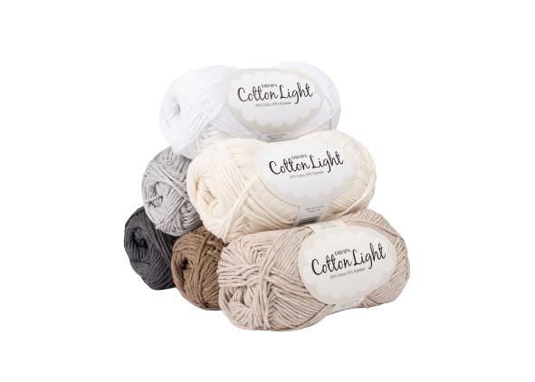 Drops Cotton Light Garn - Farve 01 Natur