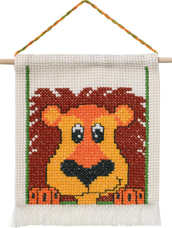 Broderi Kit - Mit Første Kit Løve fra by Permin
