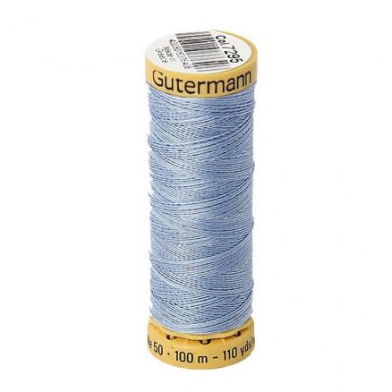 Gütermann Bomuldstråd 7295 Lys Blå 100m - Kvalitetstråd