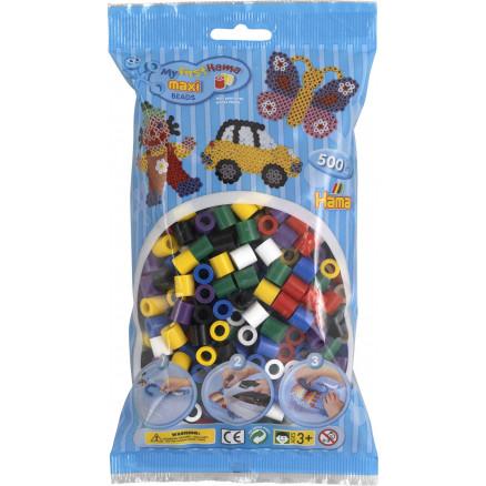 Hama Maxi Perler 8470 Mix - 500 stk Kreativ Leg!