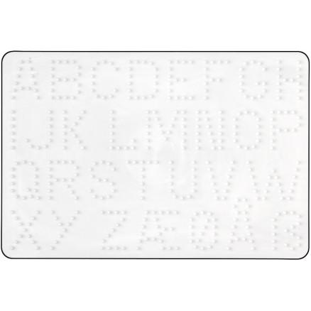 Hama Midi Perleplade med Bogstaver - Hvid 21,5x14,5 cm