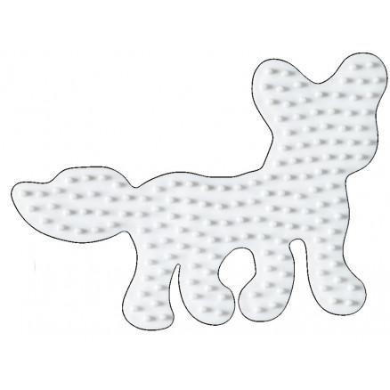 Hama Midi Perleplade - Ræv Hvid 11,5x8cm - Kreativ DIY