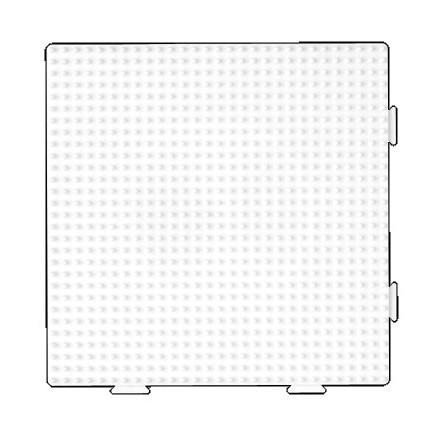Hama Midi Perleplade Firkantet Hvid 14,5x14,5cm - 1 stk