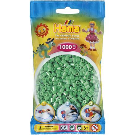 Hama Midi Perler 1000 stk - Lysegrøn til Kreativitet