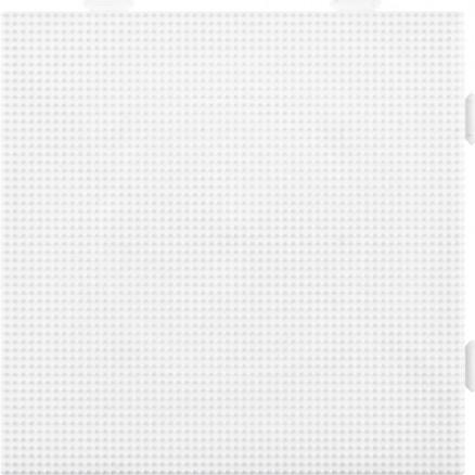 Hama Mini Perleplade 593 - Hvid Firkant 14x14cm