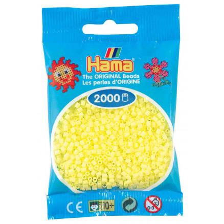Hama Mini Perler 501-43 Pastel Gul - 2000 stk Kreativ Sæt